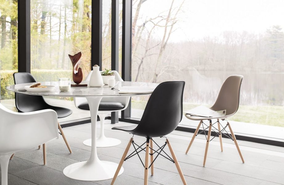 kitchen chair with tulip table