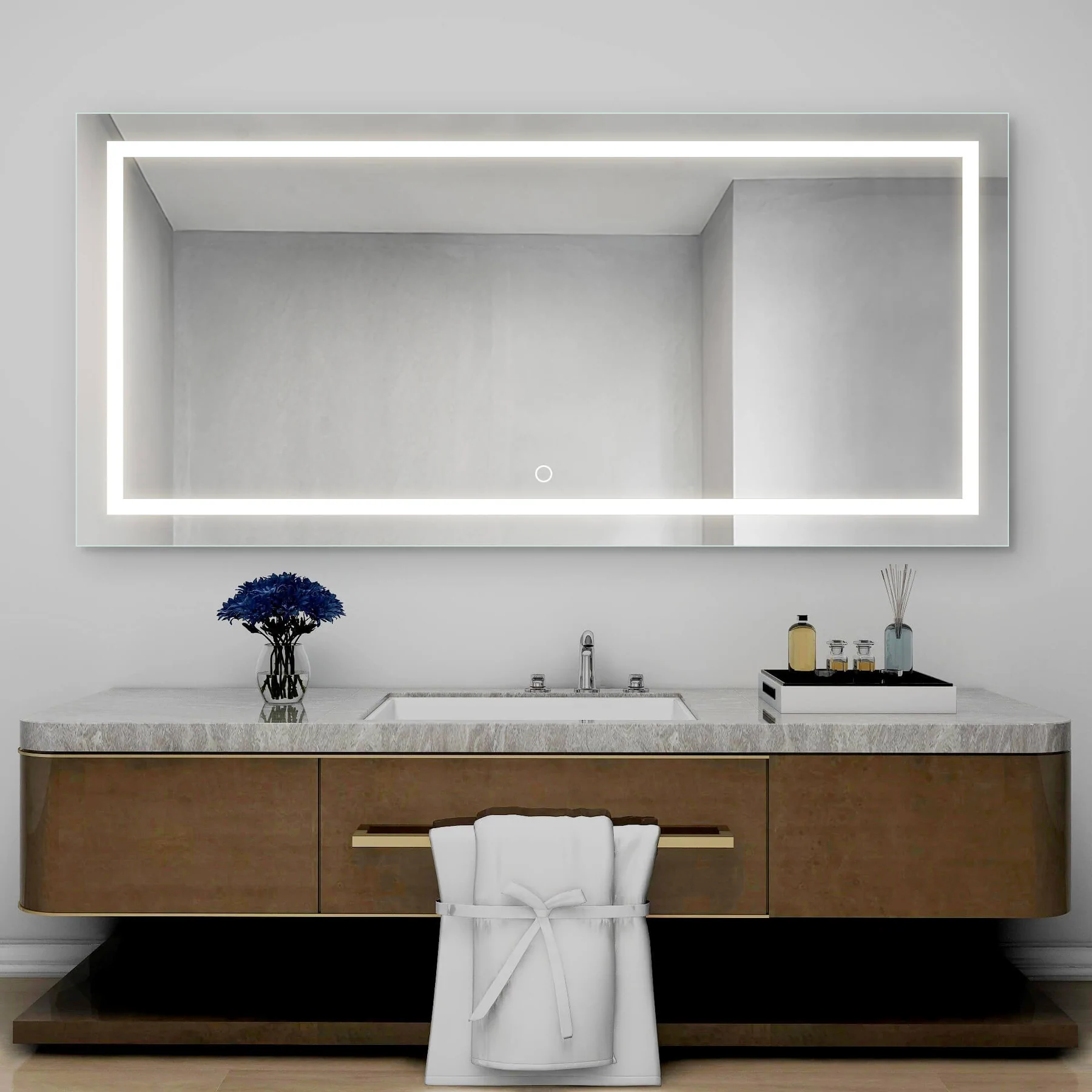 bathroom mirror cabinet with lights